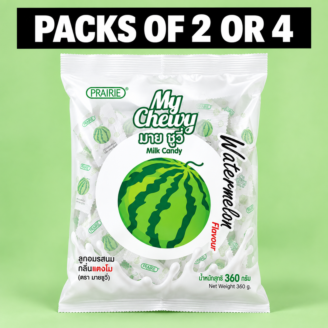 Prairie My Chewy Milk Candy Watermelon 360g – Multipack - product image