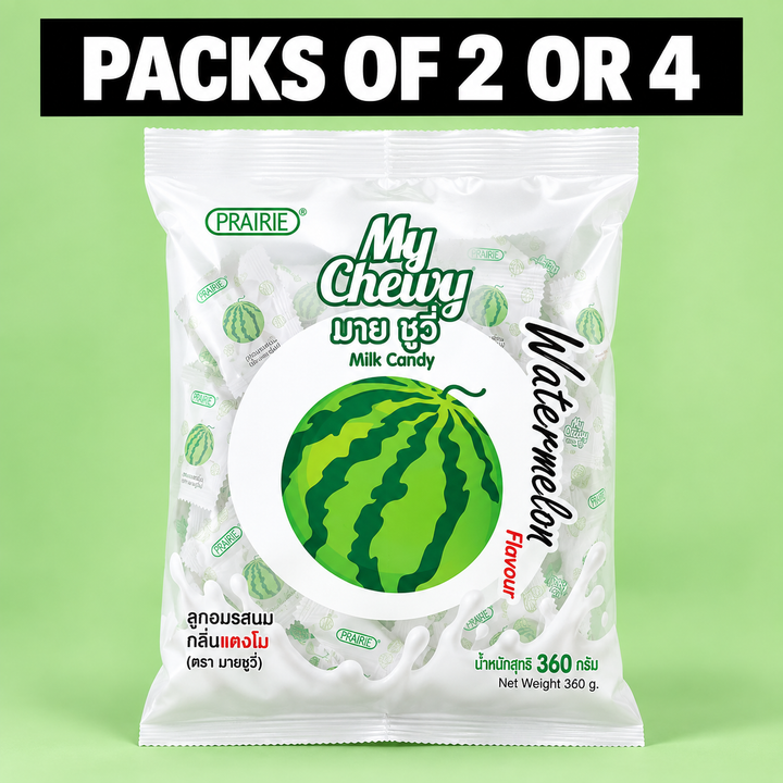 Prairie My Chewy Milk Candy Watermelon 360g – Multipack - product image