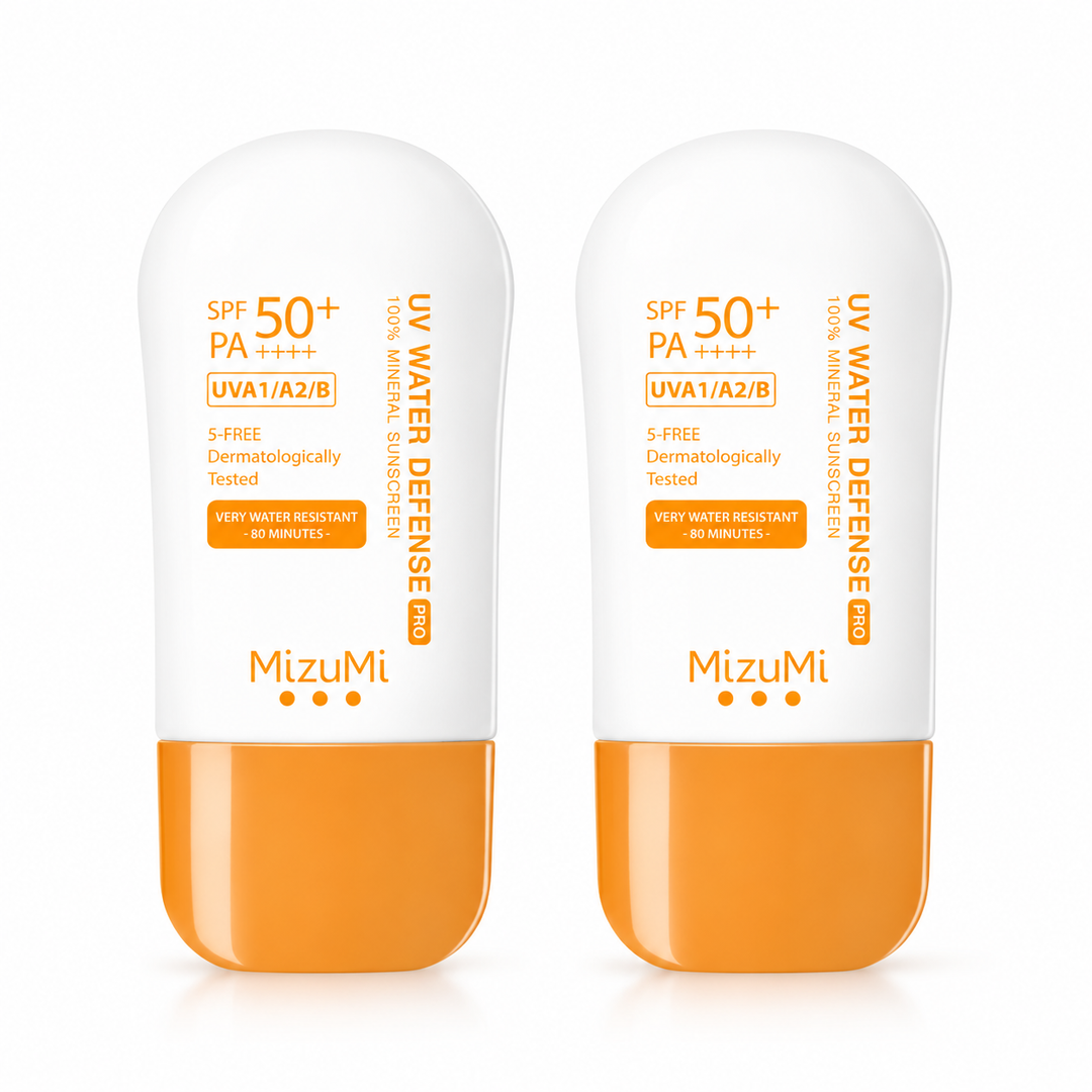 MizuMi UV Water Defense Pro SPF50+ PA++++ — 2 × 40 g — exact retail quantity
