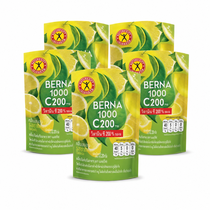 NatureGift Berna 1000 C200 Lemon Flavor – pack of 5 pouches