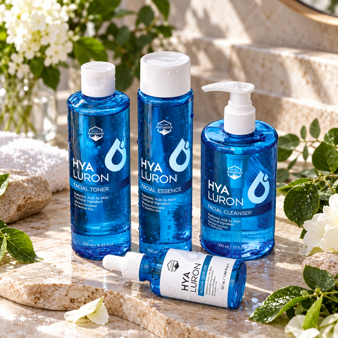 Naturista hyaluron special set — product lifestyle photograph