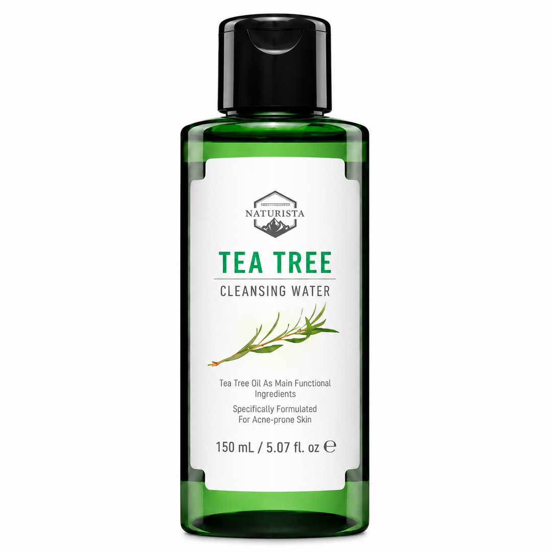 Naturista Tea Tree Cleansing Water 150 ml on white background