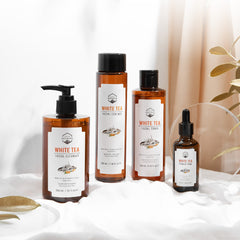Naturista white tea special set — product lifestyle photograph