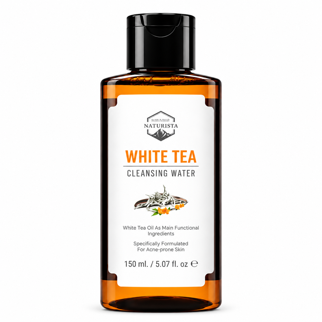 Naturista White Tea Cleansing Water 150 ml on white background