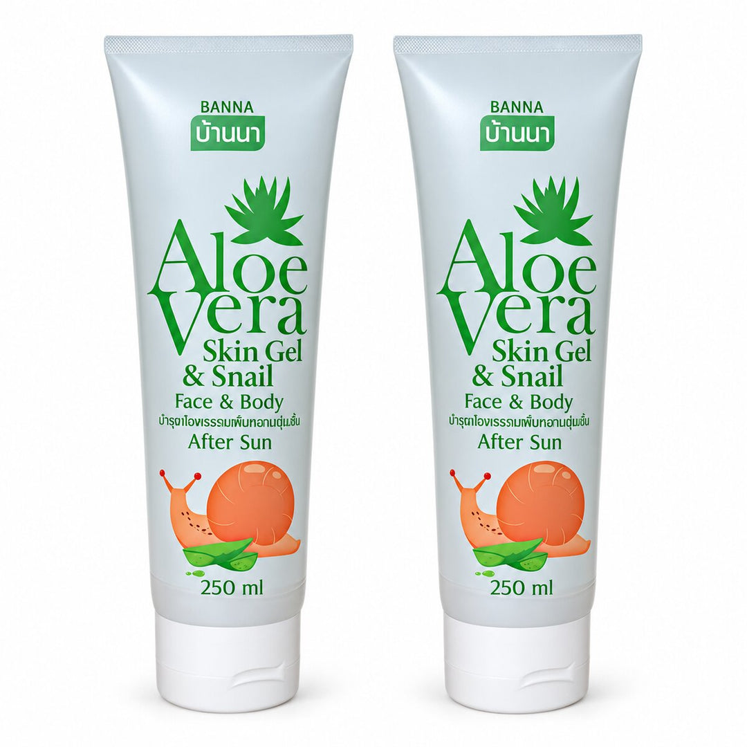 Banna Aloe Vera & Snail Skin Gel — 250 ml — x2