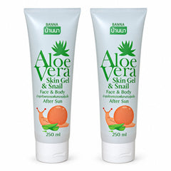 Banna Aloe Vera & Snail Skin Gel — 250 ml — x2