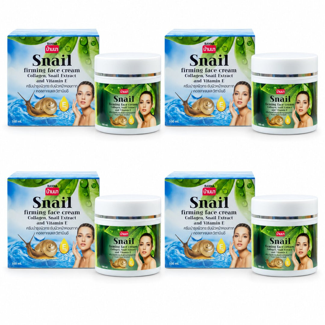 Banna Snail Firming Facial Cream — 100 ml — x4