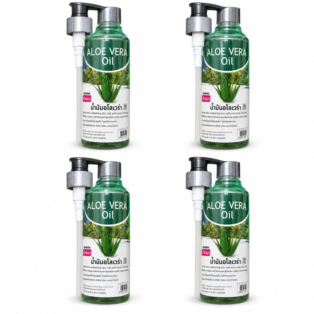 Banna Aloe Vera Massage Oil — 250 ml — x4