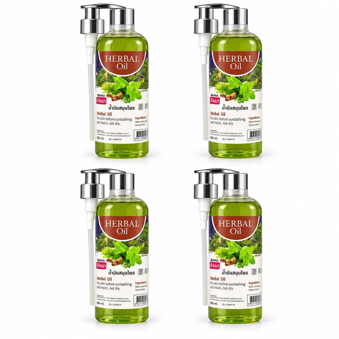 Banna Herbal Massage Oil — 250 ml — x4