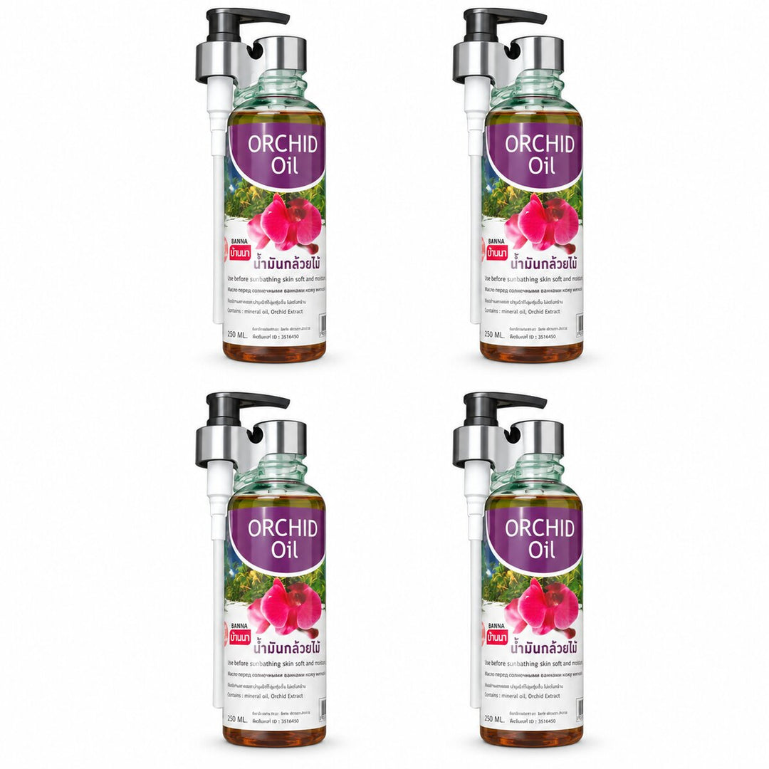 Banna Orchid Massage Oil — 250 ml — x4