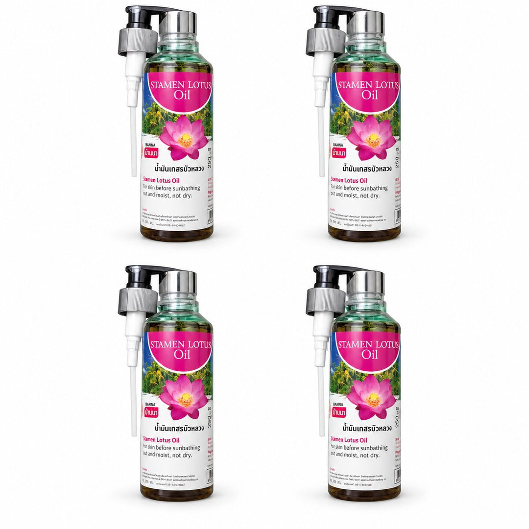 Banna Stamen Lotus Massage Oil — 250 ml — x4