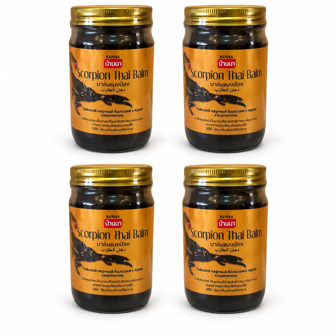 Banna Scorpion Thai Herbal Balm — 200 g — x4
