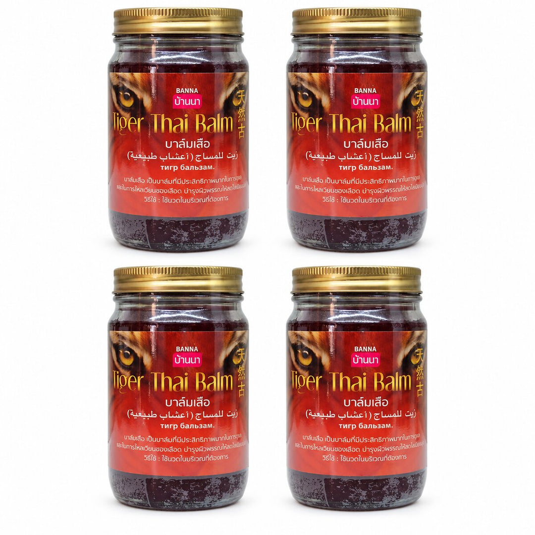 Banna Tiger Thai Herbal Balm — 200 g — x4