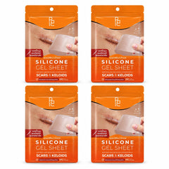 BE BETTER Silicone Gel Sheet — 1 Sheet, 4 × 5 cm per Pouch — x4