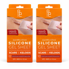 BE BETTER Silicone Gel Sheet — 2 Sheets, 4 × 15 cm per Box — 2 retail units