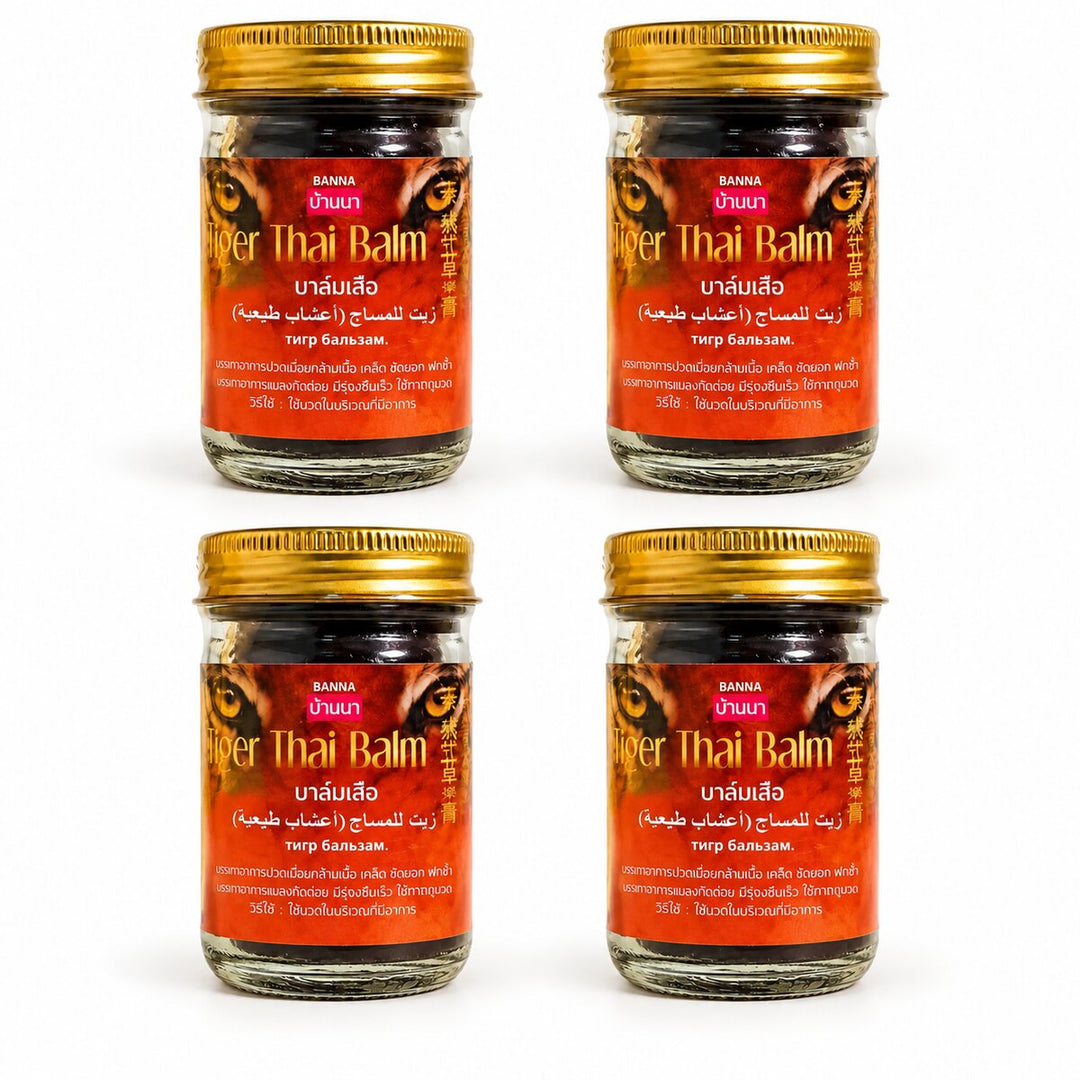 Banna Tiger Thai Herbal Balm 50 g — 4 retail units