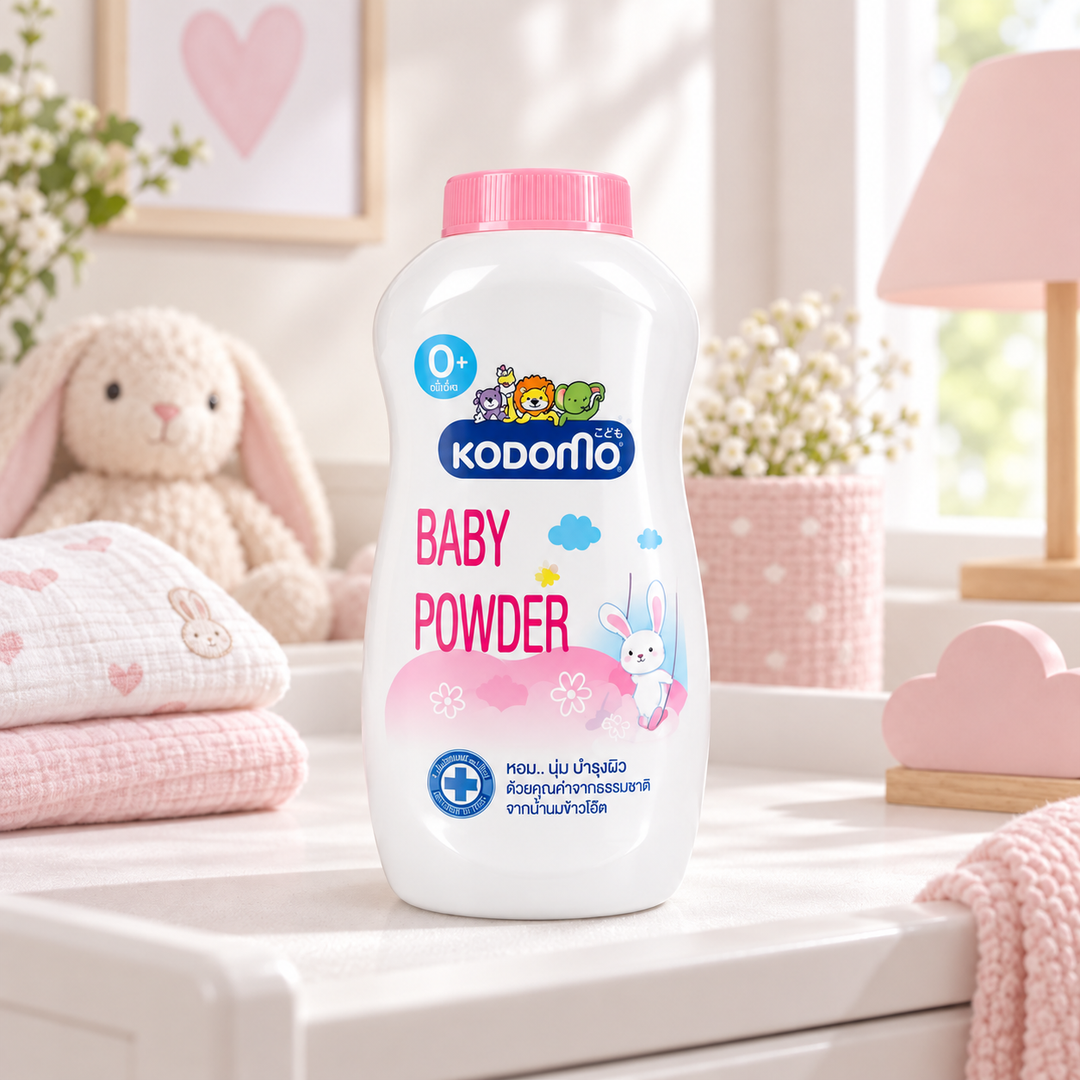 Kodomo Baby Powder 0+ Pink lifestyle 1