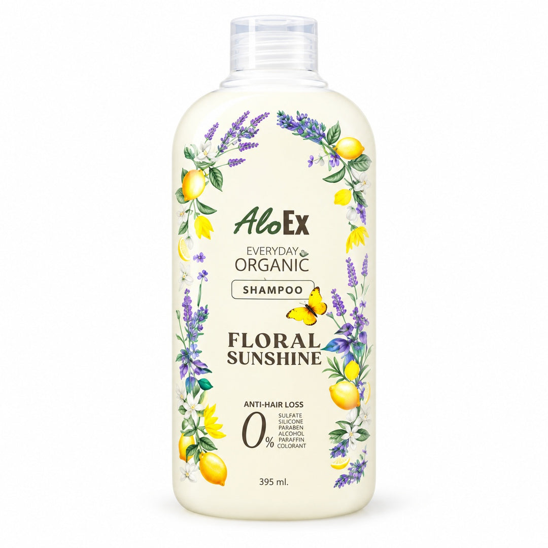 AloEx Everyday Organic Shampoo Floral Sunshine 395ml