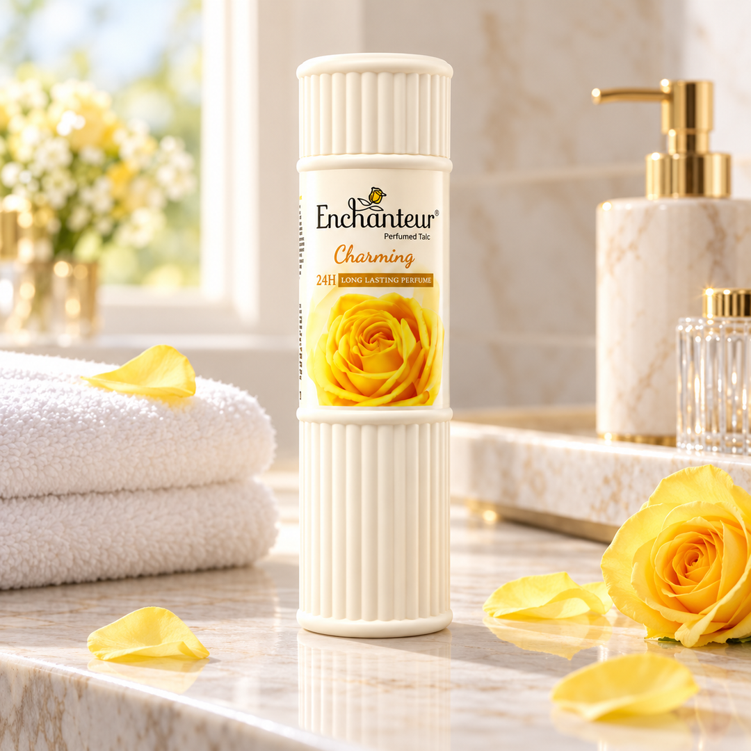 Enchanteur Charming Perfumed Talc 100 g lifestyle 2