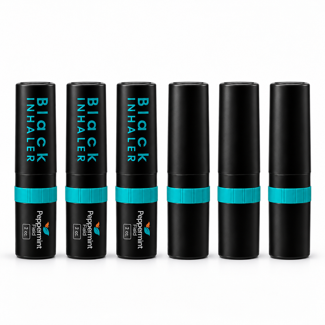 Peppermint Field Black Inhaler — 2 ml × 6 — product view