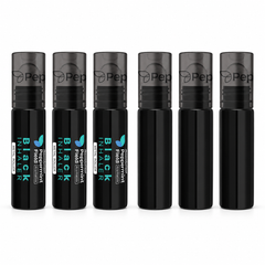 Peppermint Field Black Inhaler Roller — 5 ml × 6 — product view