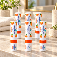 Peppermint Field Orange Oil Inhaler — 2 ml × 6 — lifestyle photograph 1