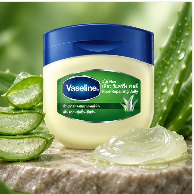 Vaseline Pure Repairing Petroleum Jelly Aloe 50 ml × 2 – detail image