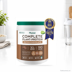 plantae complete plant protein dutch chocolate 800 g tub lifestyle 1