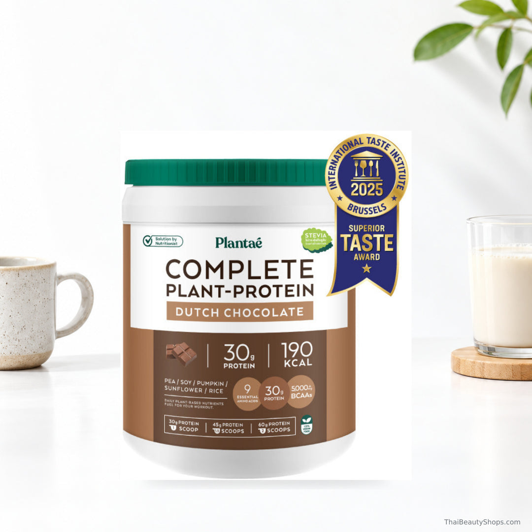plantae complete plant protein dutch chocolate 800 g tub lifestyle 2