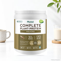 plantae complete plant protein hojicha 800 g tub lifestyle 2
