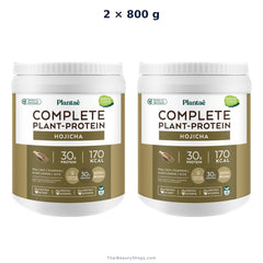 plantae complete plant protein hojicha 800 g tub x2
