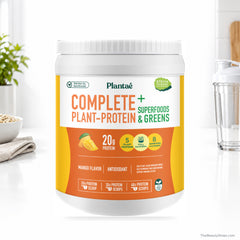plantae complete plant protein mango 800 g tub lifestyle 1