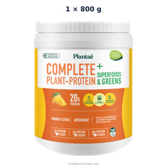 plantae complete plant protein mango 800 g tub x1