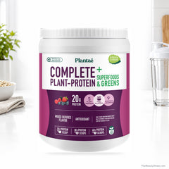 plantae complete plant protein mixed berries 800 g tub lifestyle 1