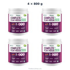 plantae complete plant protein mixed berries 800 g tub x4