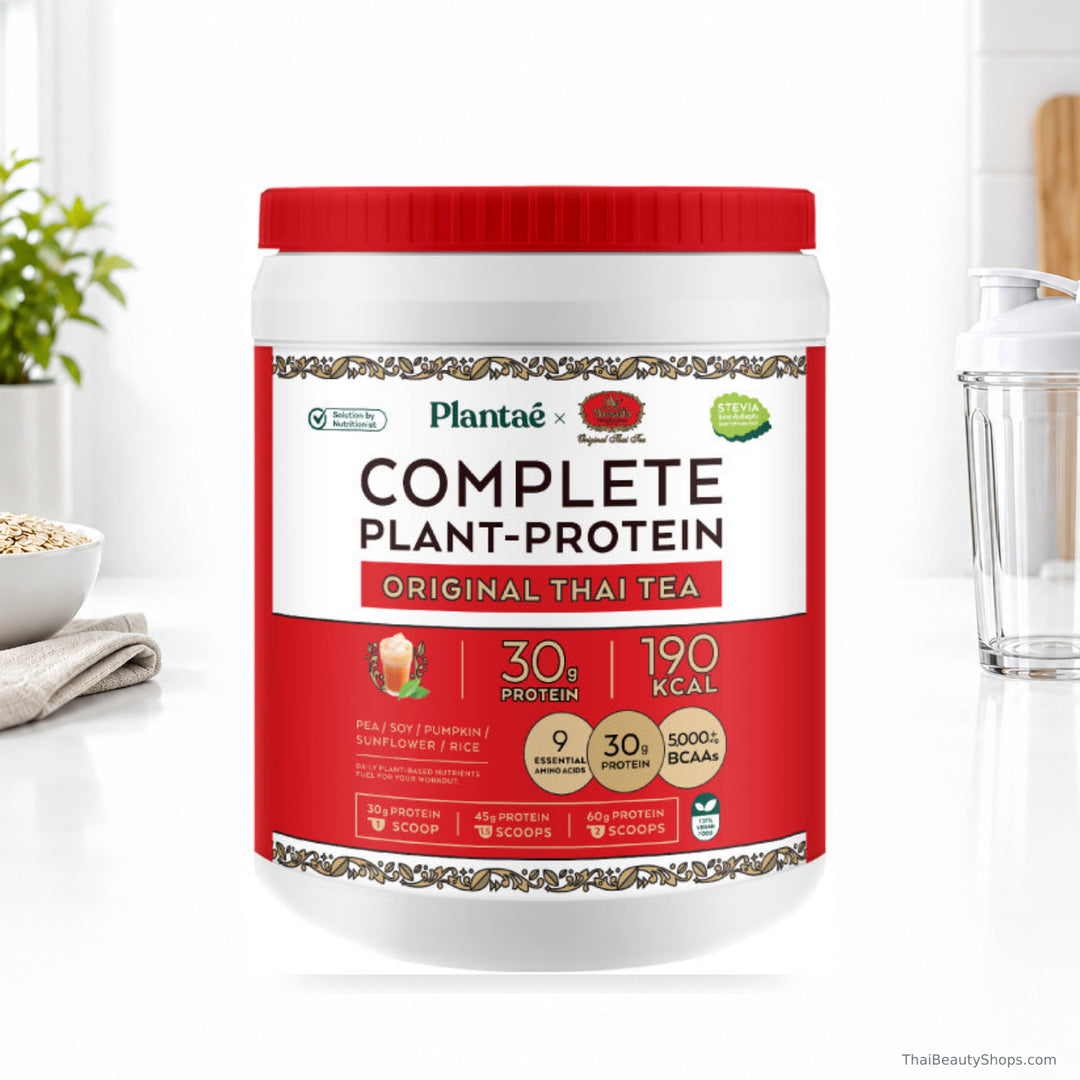 plantae complete plant protein original thai tea 800 g tub lifestyle 1