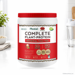 plantae complete plant protein original thai tea 800 g tub lifestyle 1