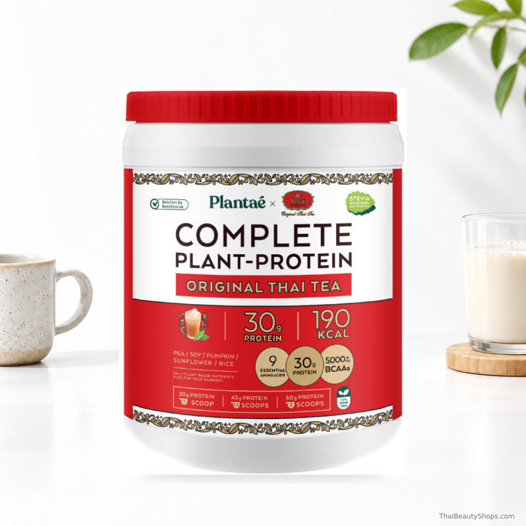 plantae complete plant protein original thai tea 800 g tub lifestyle 2