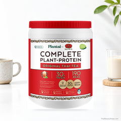 plantae complete plant protein original thai tea 800 g tub lifestyle 2