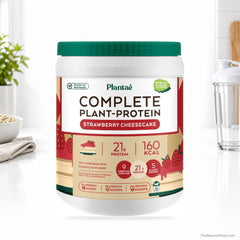 plantae complete plant protein strawberry cheesecake 800 g tub lifestyle 1