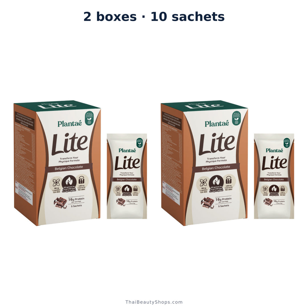 plantae lite protein belgian chocolate 5 sachets 27 g x2