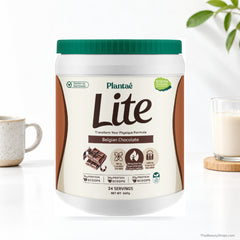 plantae lite protein belgian chocolate 660 g tub lifestyle 2