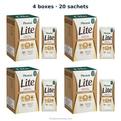 plantae lite protein coffee latte 5 sachets 25 g x4