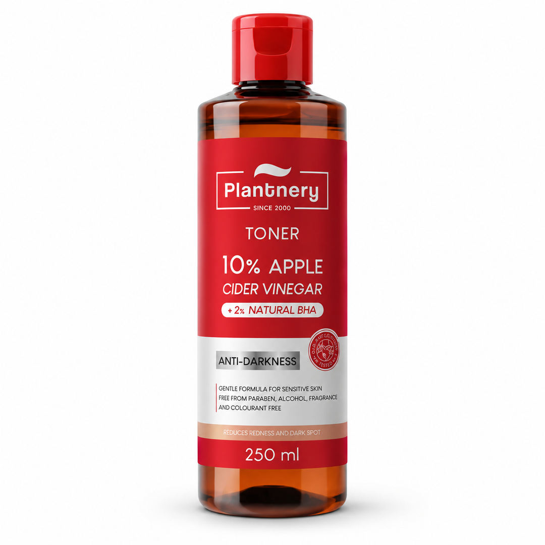 Plantnery 10% Apple Cider Vinegar Facial Toner 250 ml on white background