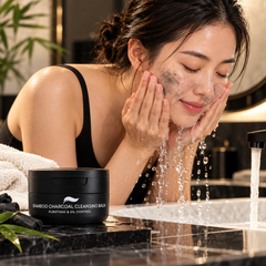 Using Plantnery Bamboo Charcoal Deep Cleansing Balm
