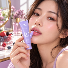 Using Plantnery Berry Fill & Repair UV Vegan Lip Serum