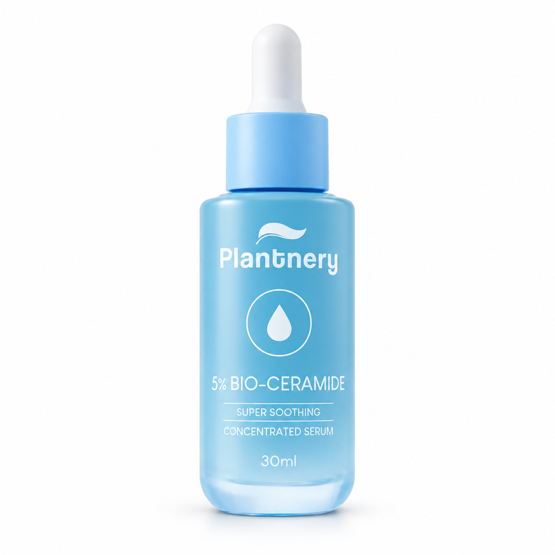 Plantnery 5% Bio-Ceramide Serum 30 ml on white background