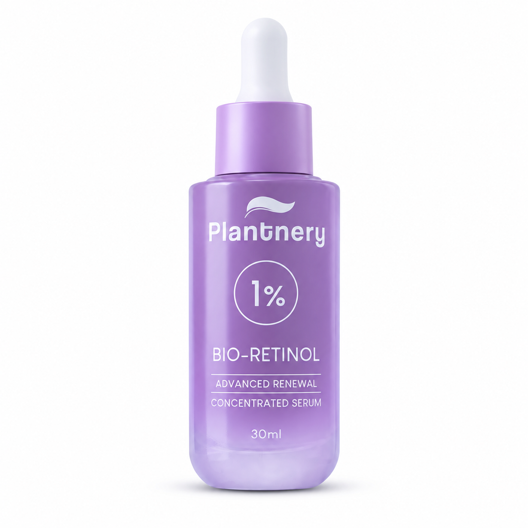 Plantnery 1% Bio-Retinol Serum 30 ml on white background