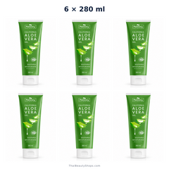 plantnery california aloe vera soothing gel 280 ml x6