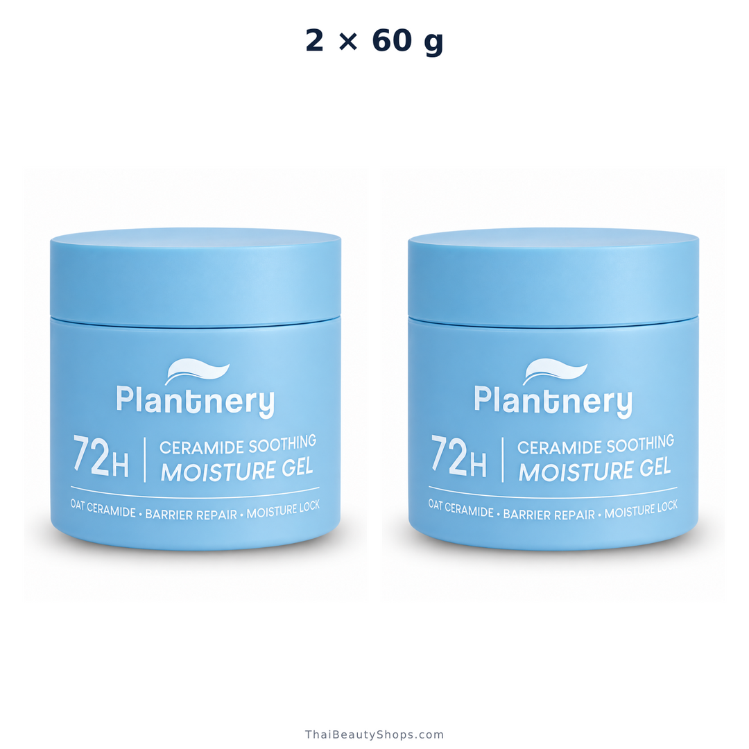 plantnery ceramide soothing barrier moisture gel 60 g 1 2 or 4 jars x2